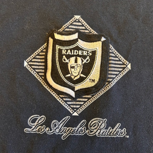 Vintage Raiders Los Angeles Nutmeg Hoodie Y2K NFL Football Game Day Fan Wear - Picture 3 of 7